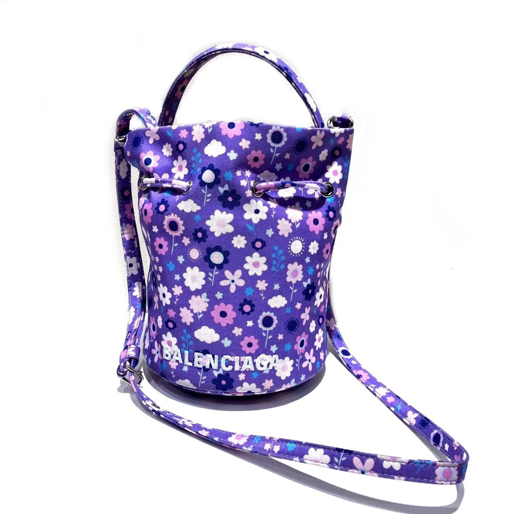 Balenciaga Wheel XS Shoulder Bag, Canvas, 656682